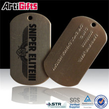 High quality medieval suit of armor steel dog tag
